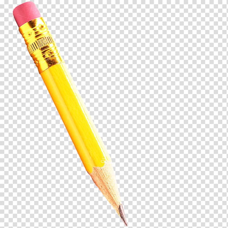 yellow writing instrument accessory writing implement pen office supplies, Pencil, Ball Pen, Office Instrument transparent background PNG clipart