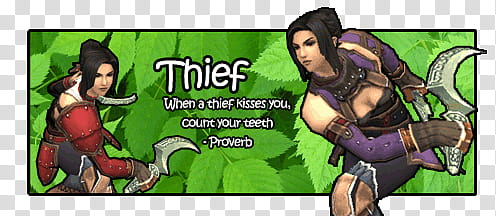 Megumii Thief Banner transparent background PNG clipart
