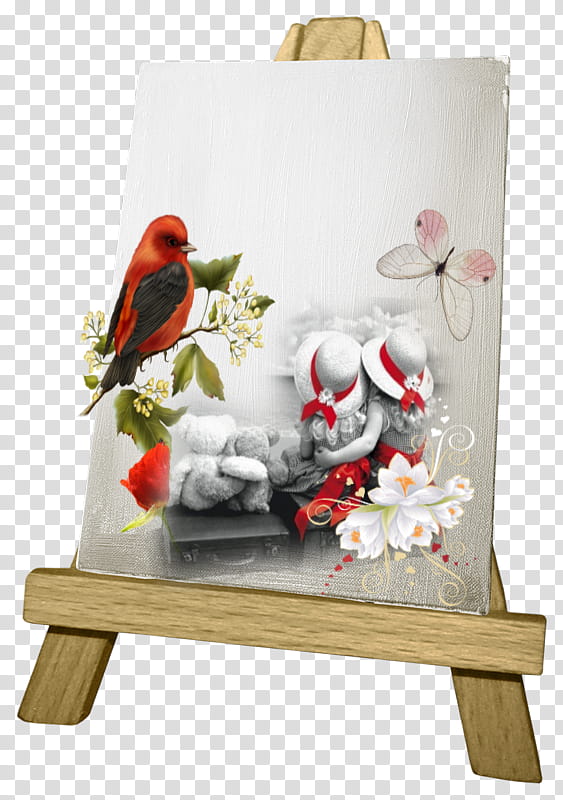 Cardinal Bird, Easel, Painting, Drawing, Blog, Canvas, White, Perching Bird transparent background PNG clipart