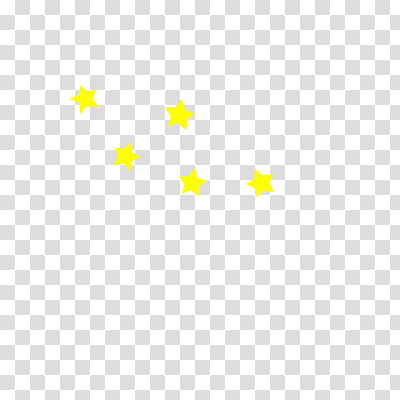 Shoujo, five yellow stars illustration transparent background PNG clipart