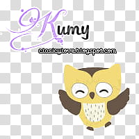 yellow and gray Kumy owl transparent background PNG clipart