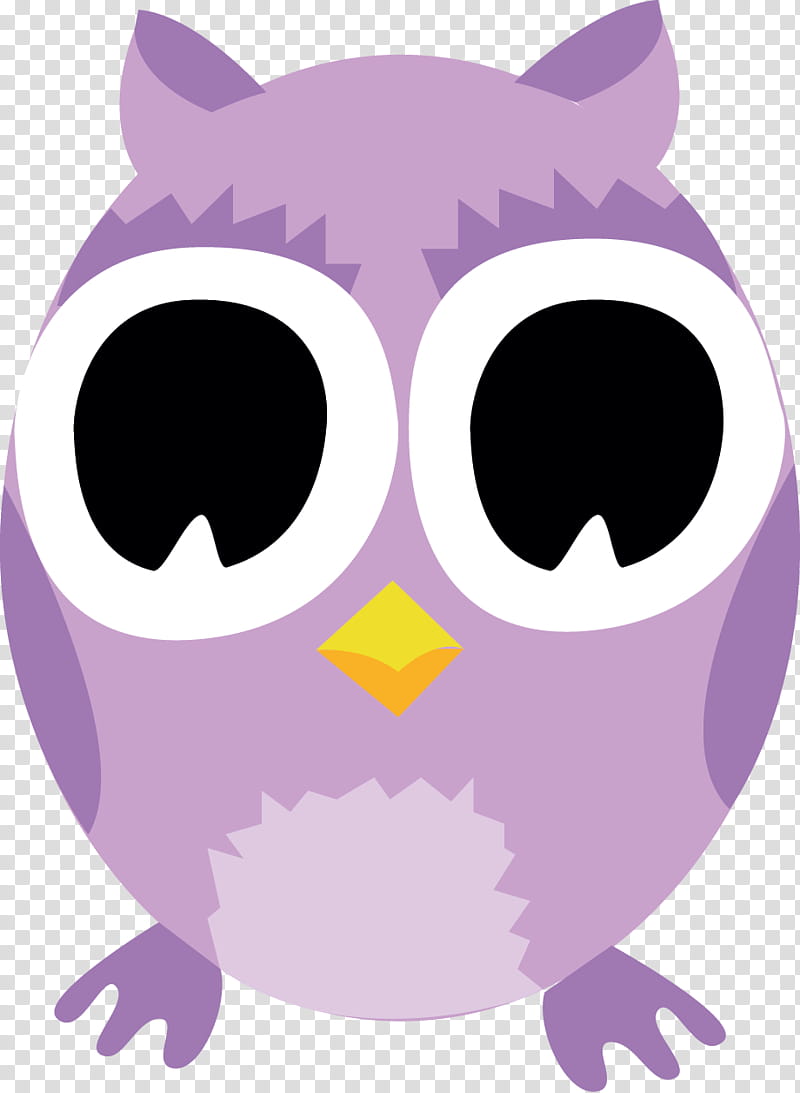 Owl, Beak, Snout, Character, Pink M, Purple, Nose, Bird transparent background PNG clipart