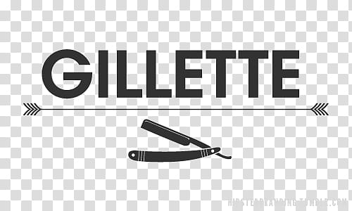 black straight razor illustration with text overlay transparent background PNG clipart