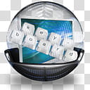 Sphere   , white keyboard keys art transparent background PNG clipart