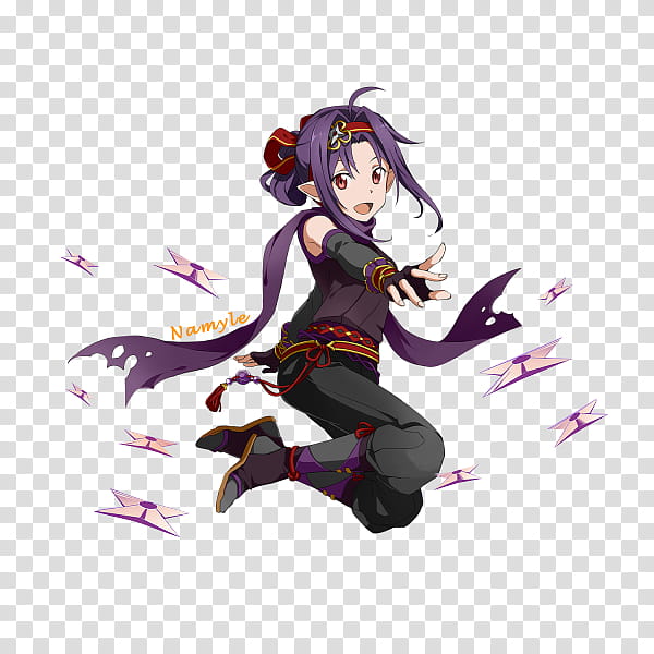 Request Yuuki Konno Render, female anime character graphic transparent background PNG clipart