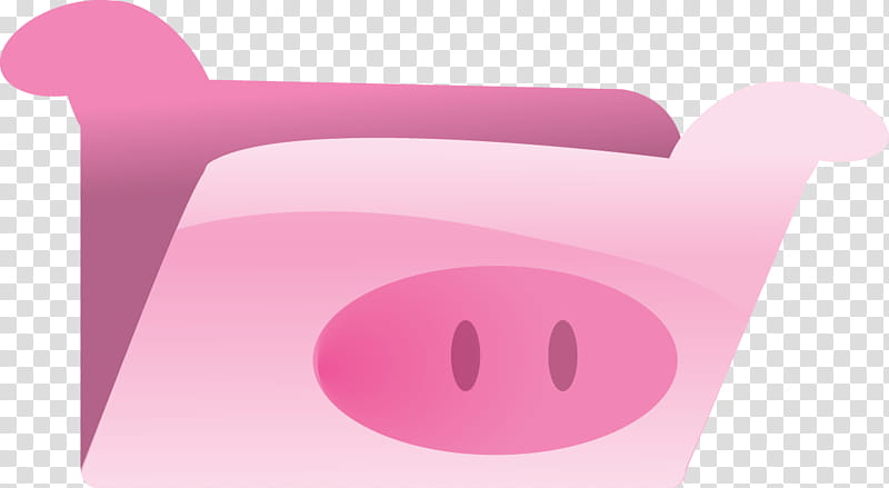 Cute Pigs Icon , open_folder, pig file folder transparent background PNG clipart