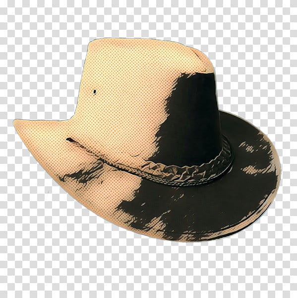 Cowboy Hat, Pop Art, Retro, Vintage, Fedora, Capital Asset Pricing Model, Clothing, Beige transparent background PNG clipart