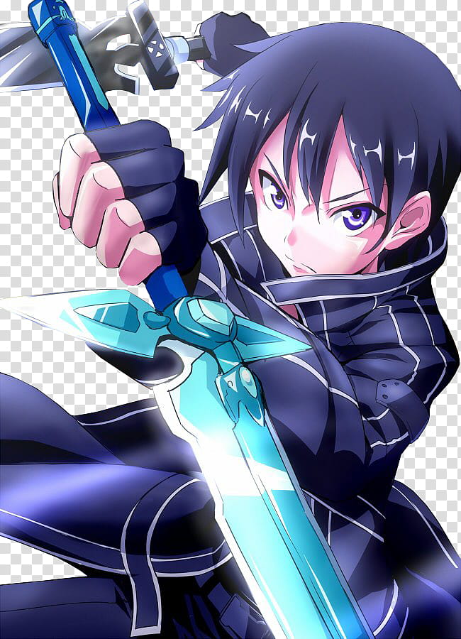 Kirito  Sword Art Online transparent background PNG clipart