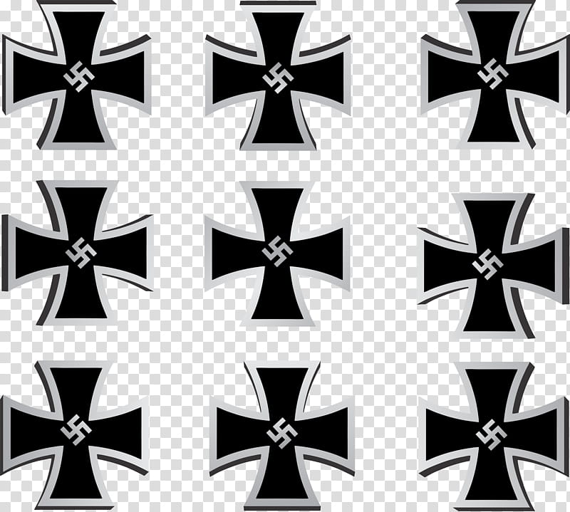 Iron Cross D, black cross illustrations transparent background PNG clipart
