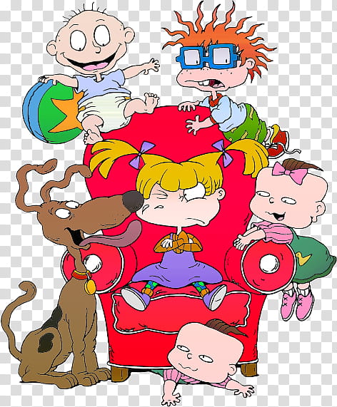 Rugrats, assorted cartoon character illustration transparent background PNG clipart