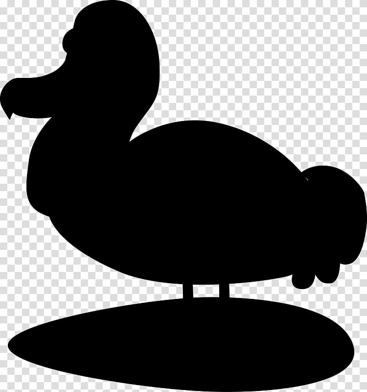 Dodo Bird, Duck, Silhouette, Beak, Fowl, Water Bird, Ducks Geese And Swans, Waterfowl transparent background PNG clipart