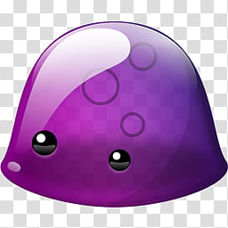 nes, purple slime emoji transparent background PNG clipart