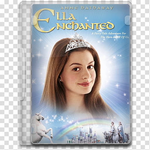 Movie Icon Mega , Ella Enchanted, Ella Enchanted movie case transparent background PNG clipart