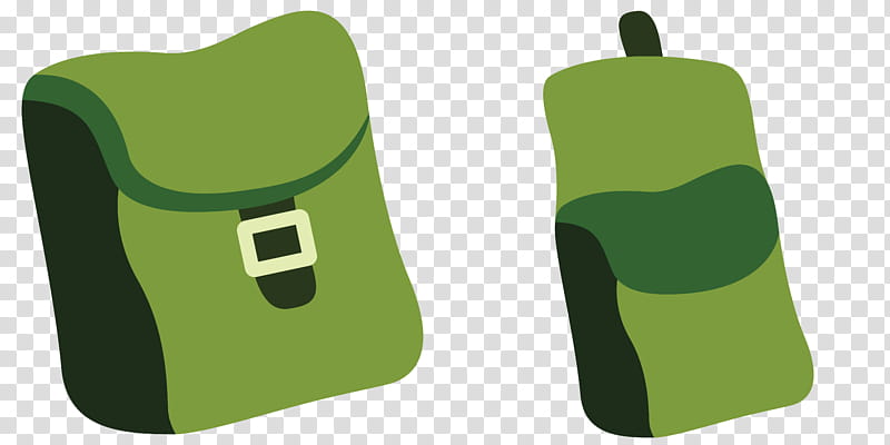 Bags Resource, closed and open green saddle bag illustration transparent background PNG clipart