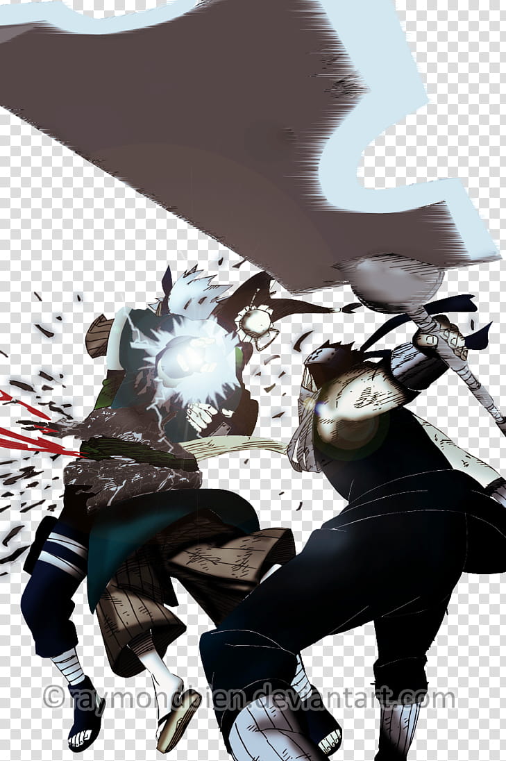 Zabuza Has No Heart, two anime characters transparent background PNG clipart