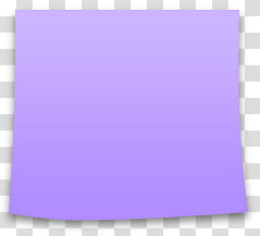 eXMac Final, purple sticky note transparent background PNG clipart