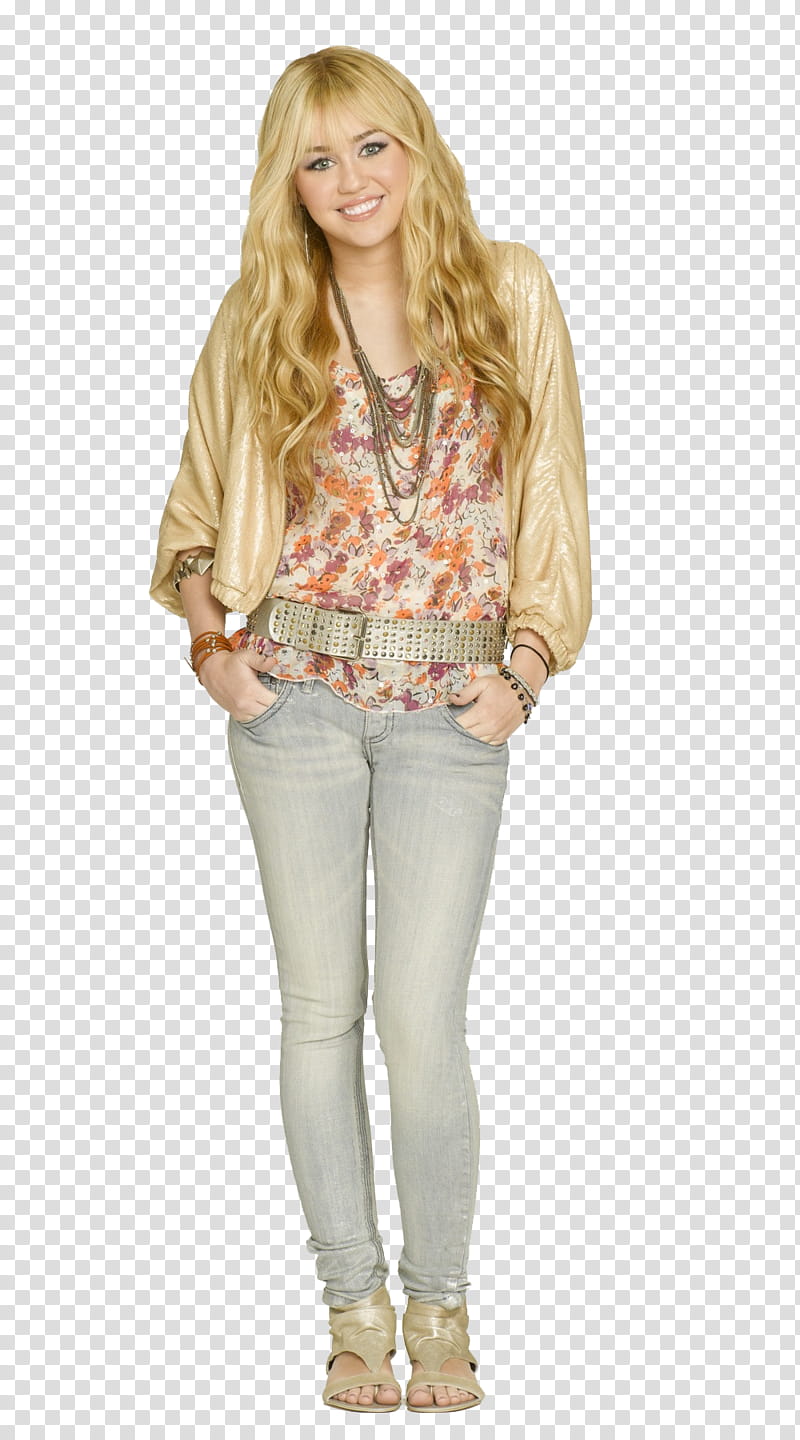 HM Forever, Miley Cyrus putting her hands on her pants pocket transparent background PNG clipart