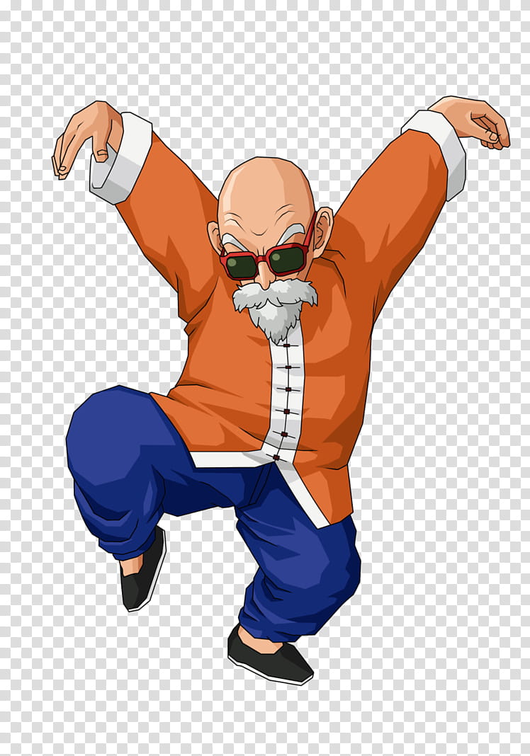 Master Roshi T.A., Dragon Ball character transparent background PNG clipart