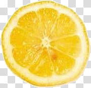 YELLOW, lemon slice transparent background PNG clipart