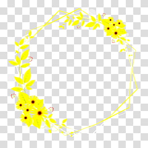 yellow line circle transparent background PNG clipart thumbnail