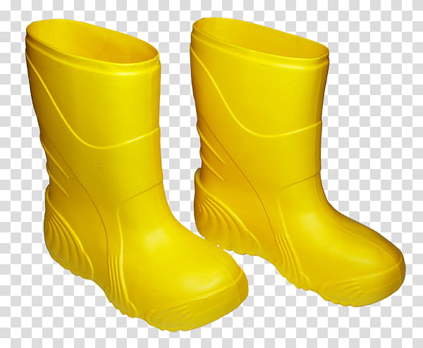 footwear yellow rain boot boot shoe, Synthetic Rubber transparent background PNG clipart