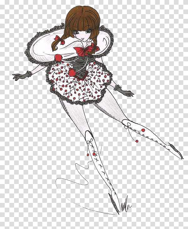 munecas dolls, female character in white and red dress illustration transparent background PNG clipart