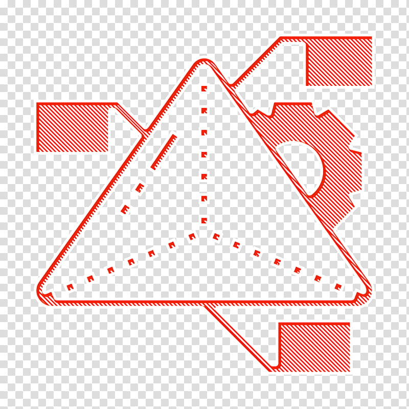 Math icon STEM icon Geometry icon, Triangle, Line, Cone transparent background PNG clipart