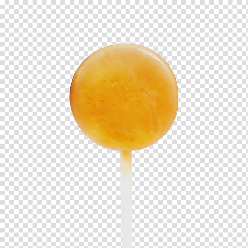 Orange, Watercolor, Paint, Wet Ink, Yellow, Lollipop, Food, Candy transparent background PNG clipart