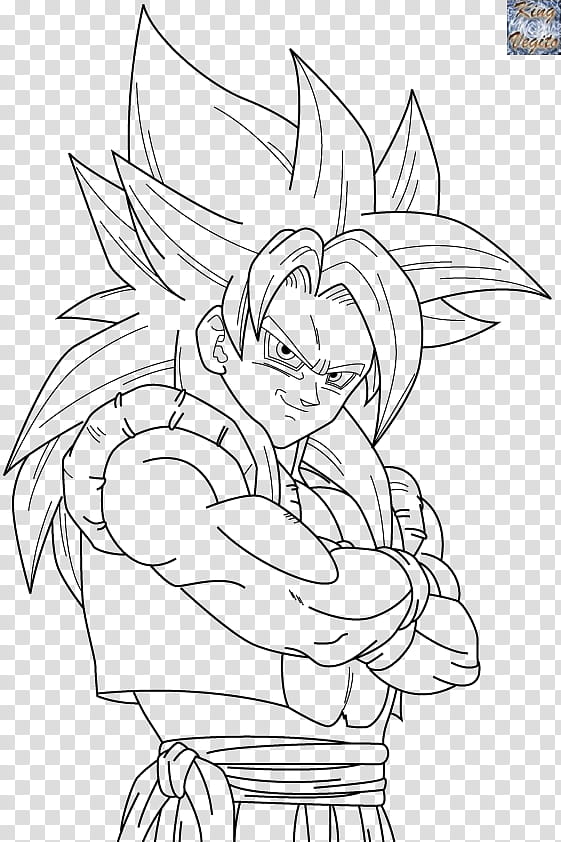 gogeta ssj3 drawing