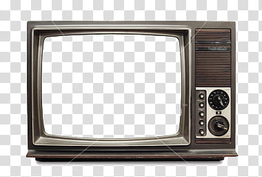 Television s, brown CRT TV transparent background PNG clipart