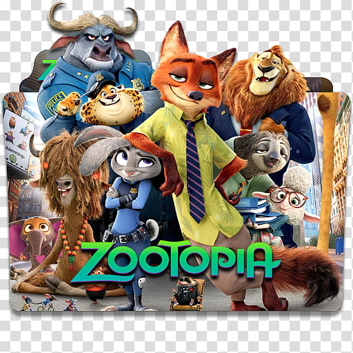 Zootopia  Folder Icon Pack, Zootopia  transparent background PNG clipart