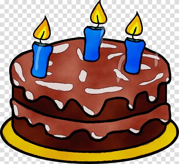 Animated Birthday Candle on Cake - YouTube