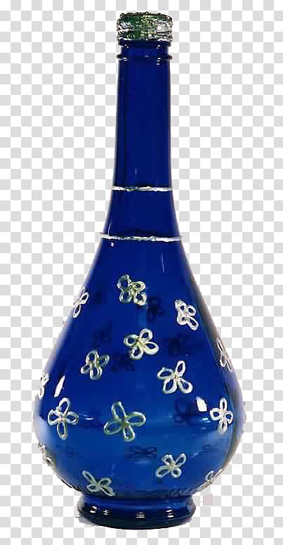 Blue Bottles , blue glass vase transparent background PNG clipart