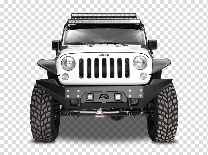Car, Jeep, 2017 Jeep Wrangler, Fab Fours, Bumper, Jeep Wrangler JK, Grille, 2018 Jeep Wrangler transparent background PNG clipart