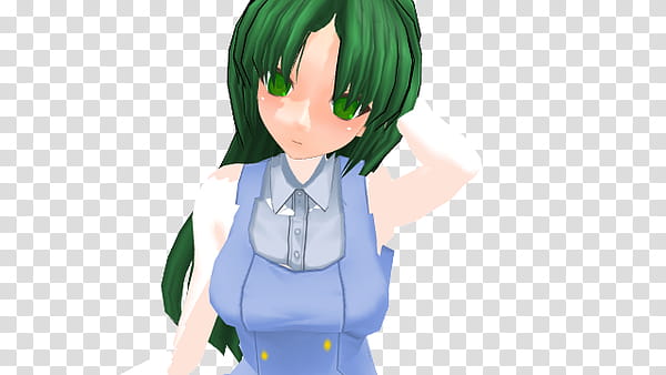 Shion Sonozaki MMD Model! Nearly Finished! transparent background PNG clipart