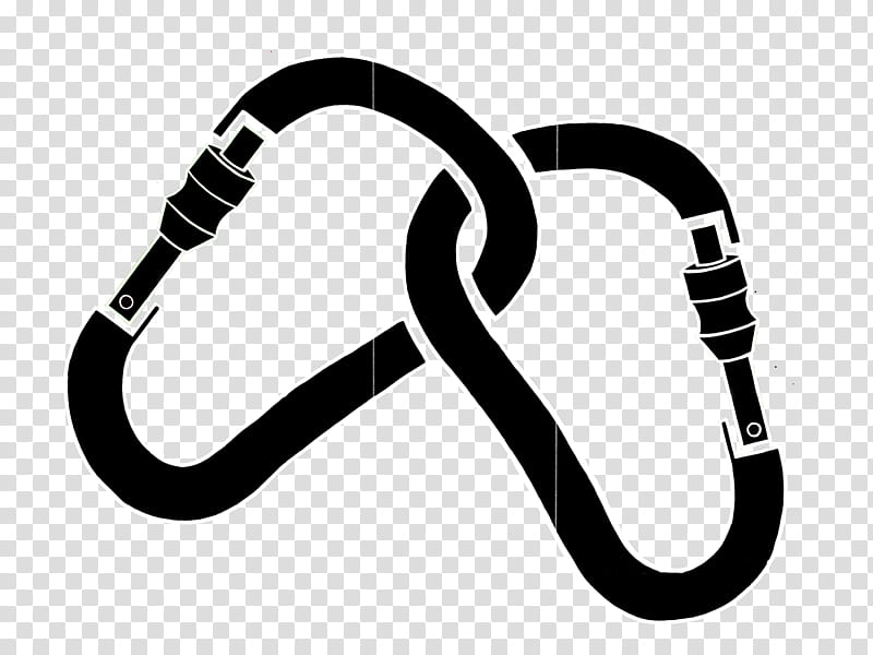 Black White M Rockclimbing Equipment, Black White M, Line, Blackandwhite transparent background PNG clipart