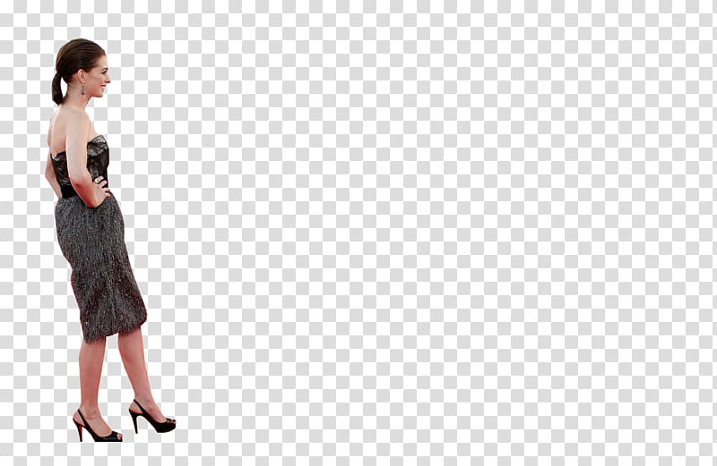 Anne Hathaway Red Carpet transparent background PNG clipart