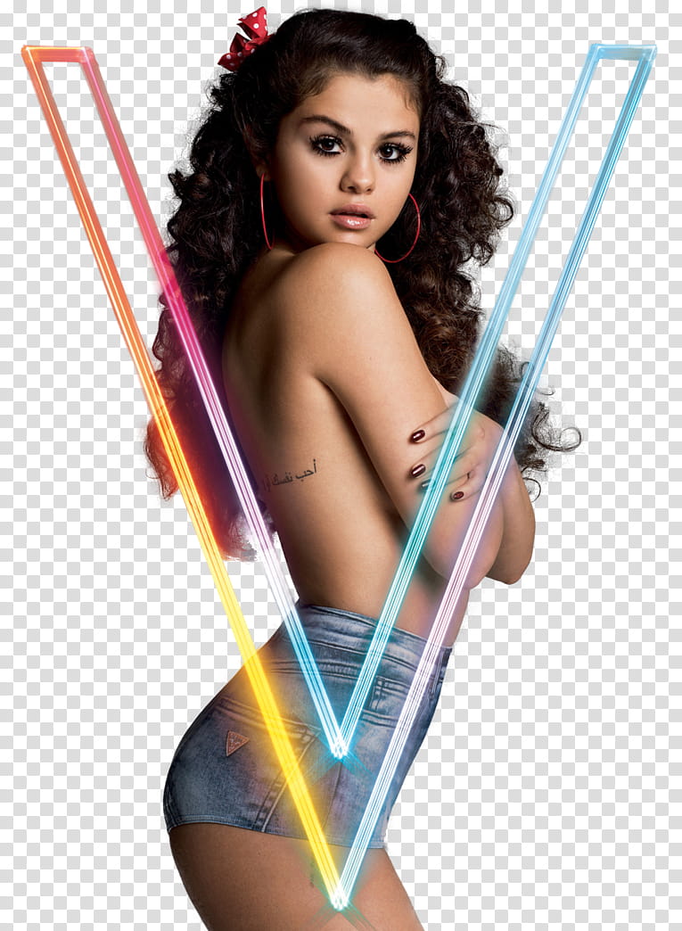 x selena gomez revistaV malu editions transparent background PNG clipart