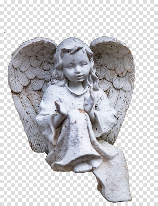 , female angle statuette transparent background PNG clipart