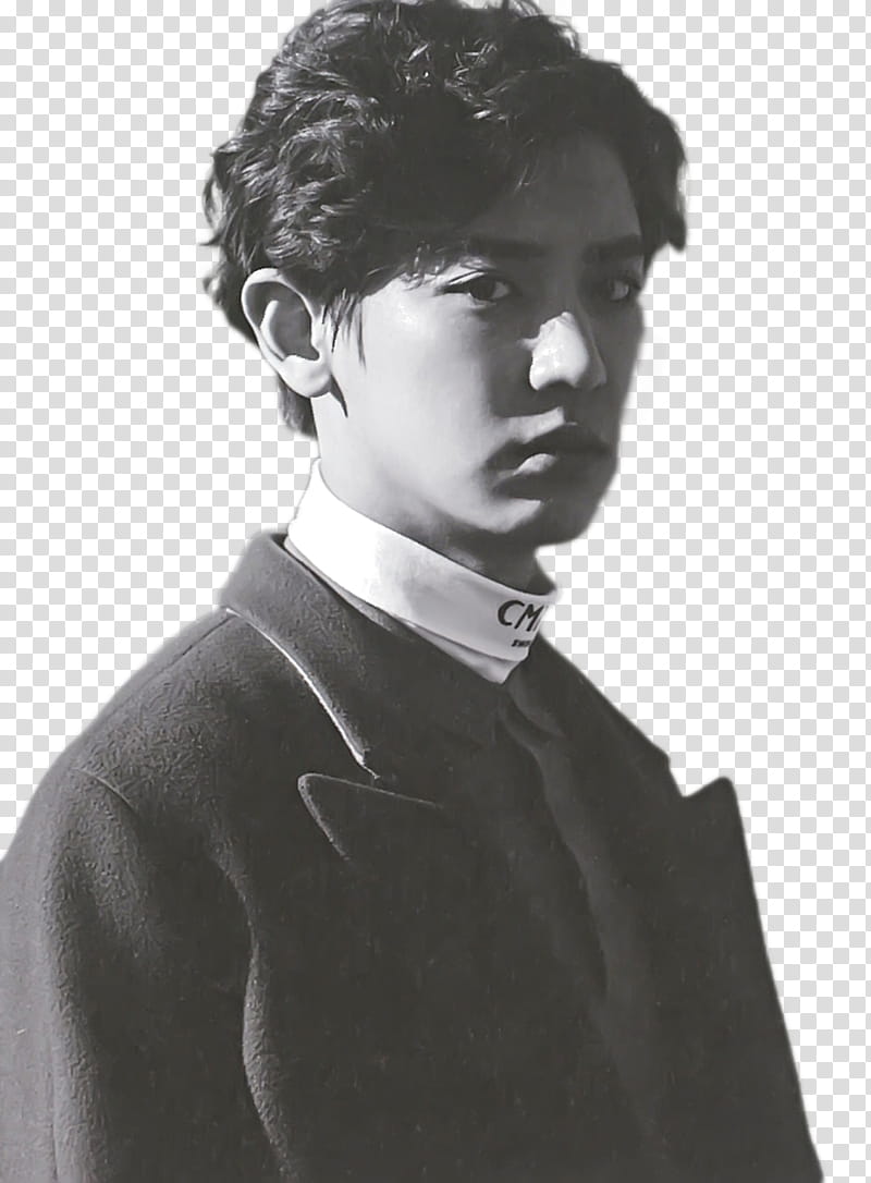 Chanyeol EXODUS Concept, cutout of man wearing black coat transparent background PNG clipart