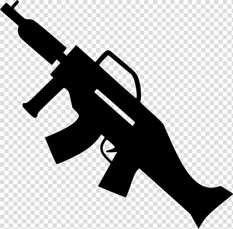 Gun, Machine Gun, Black, Weapon, Black And White
, Firearm, Hand, Line transparent background PNG clipart