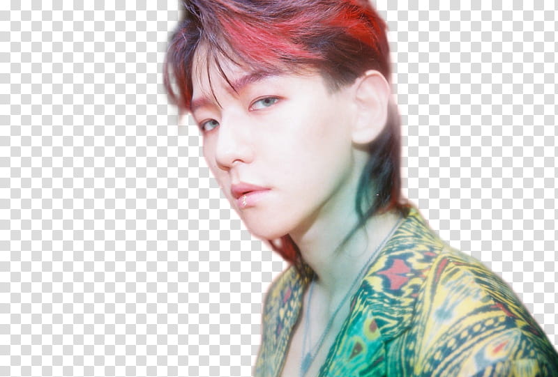 EXO BAEKHYUN THE WAR KO KO BOP, man's portrait transparent background PNG clipart