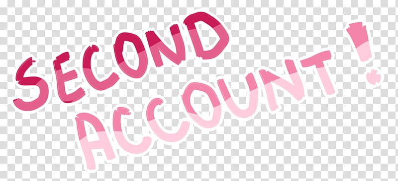 Second account! CHECK MY JOURNAL! transparent background PNG clipart