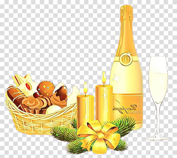 Champagne, Cartoon, Food Group, Bottle, Wine Bottle, Glass Bottle, Still Life, Basket transparent background PNG clipart