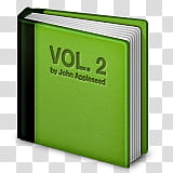 green Vol. book transparent background PNG clipart