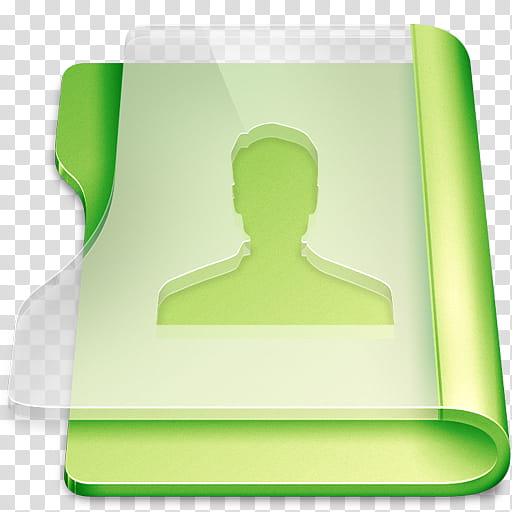 Rise, green and clear contact file icon transparent background PNG clipart