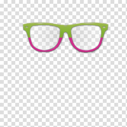 Recursos para un video tutorial, green and pink eyeglasses illustration transparent background PNG clipart