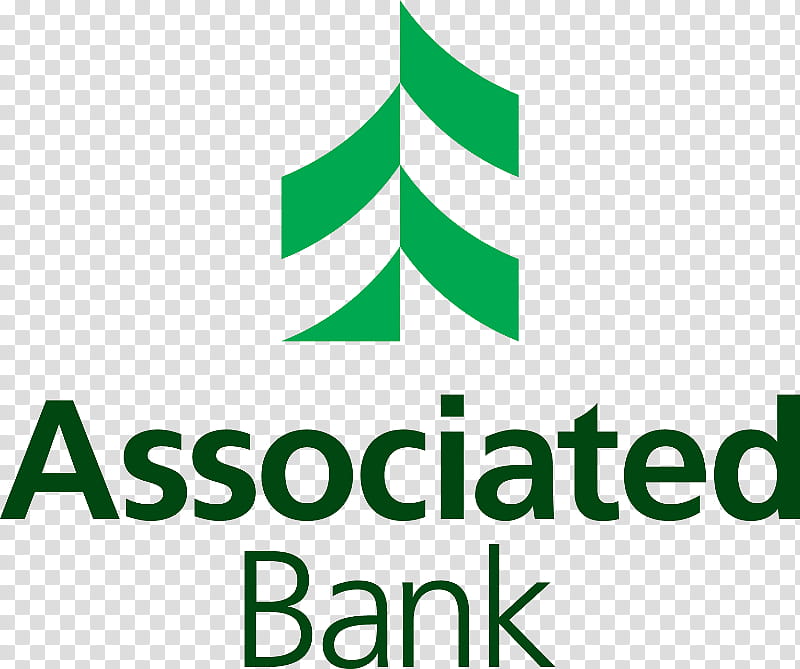 Green Leaf Logo, Associated Banccorp, Bank, Wausau, Tree, Text, Line, Area transparent background PNG clipart