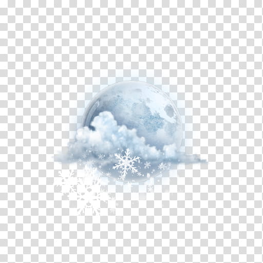 The REALLY BIG Weather Icon Collection, partly-cloudy-snow-night transparent background PNG clipart