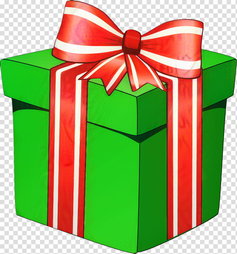 Gift Box Ribbon, Christmas Gift, Christmas Day, Cartoon, Santa Claus
